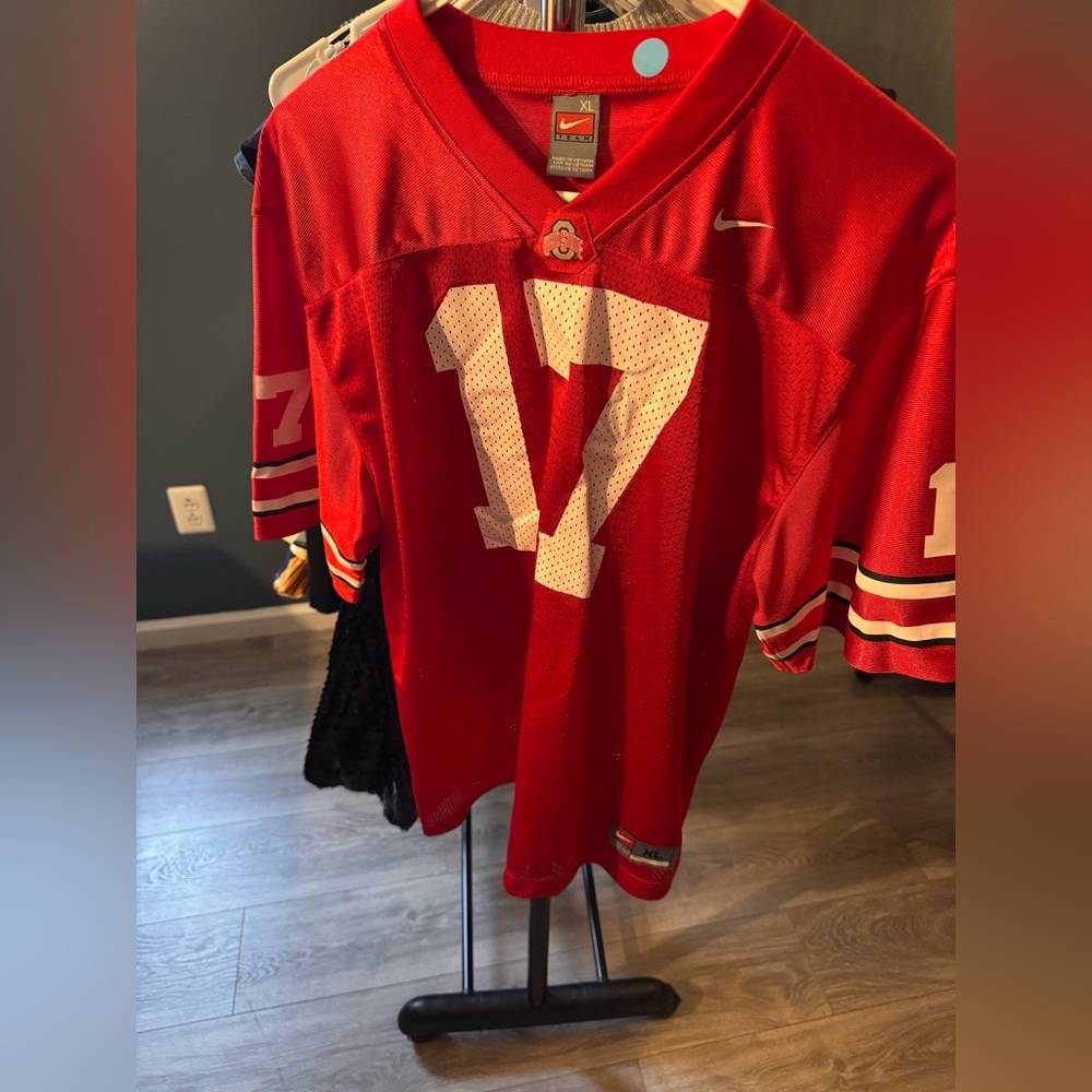 Nike Red Ohio State Football Jersey